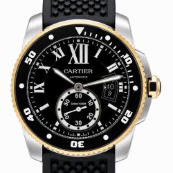 Cartier Calibre De 42MM W7100056 Two-Tone Watch